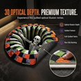 thumbnail image 6 of 3D Halloween Rug, Ghost Skeleton vortex quilted 3D Optical Illusion Rugs | Candy Corn Abyss Quilted Round Mat with Spooky Depth Design Crystal Velvet Soft & Durable Fabric Non-slip（24INCH skull）, 6 of 7