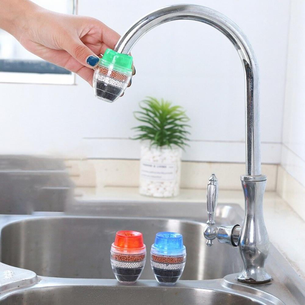 1Pcs Household Kitchen Carbon Faucet  Tap Water Clean Filter Purifier Filtration 