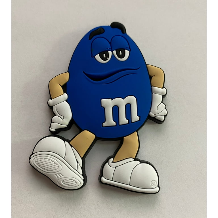 M&M's World Blue Character PVC Magnet New 