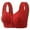 Red, variant on MDUKONU Women’s Bras Womens Wireless Jelly Bra Plus Size Supportive Seamless Bras Full Coverage Push Up Comfortable No Underwire Tshirt Bras Rose Gold 50