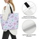thumbnail image 3 of Disketp Purple Butterfly Bolsa Tote Estampada para Mujer, Bolso de Hombro y de Mano para Compras y Viajes, 3 of 8