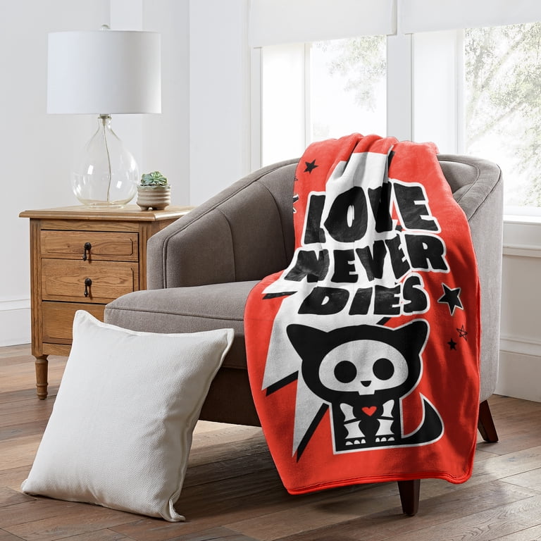 Skelanimals Love Never Dies Silk Touch Throw Blanket 46x60 Inches