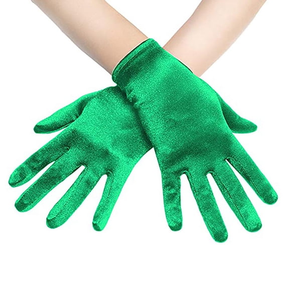 LIBRCLO Womens Satin Long Gloves Opera Wedding Bridal Evening Party Prom Gloves