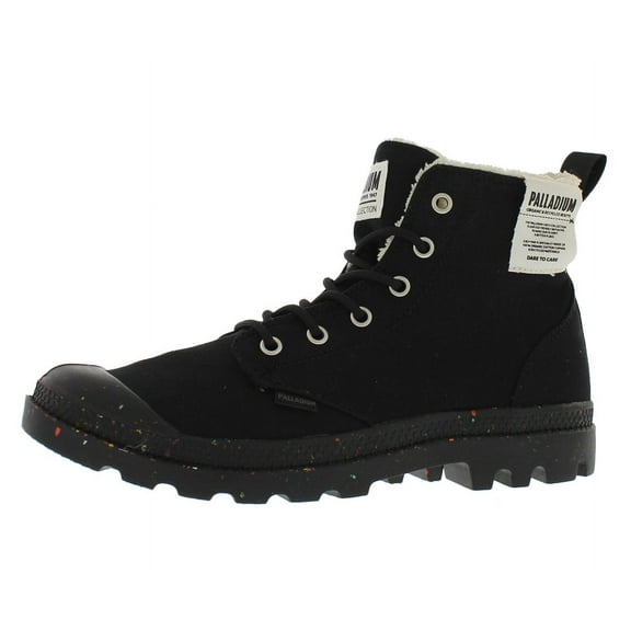 Palladium Pampa Hi Earth Unisex Shoes Size 9.5, Color: Black/Paint