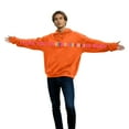 thumbnail image 5 of Avrnliq Womens Orange Oversized Graphic Hoodie | Valentine's Day Gift for Her | Long Sleeve Cute Sweatshirt with Love Message | Casual Streetwear,Size 3XL, 5 of 8