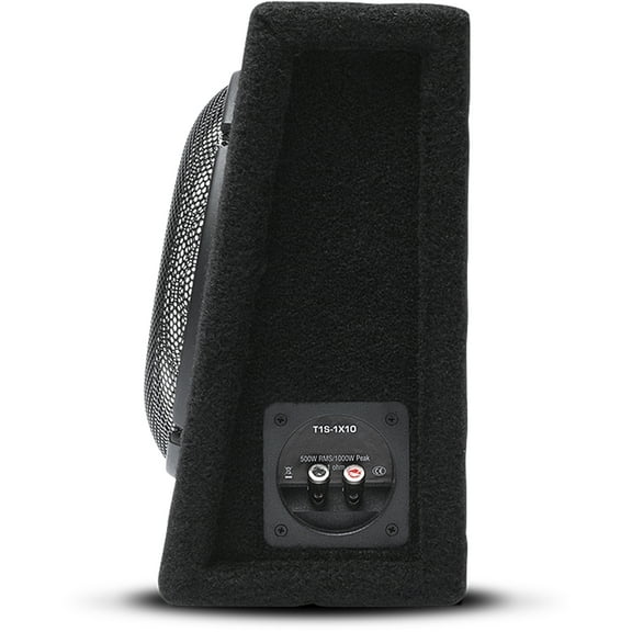 Rockford Fosgate T1S-1X10 Power Single 10” T1 Slim Sealed Loaded Enclosure