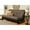 Suede Gray, variant on HomeStock Nordic Haven Full Size Futon Frame Set in Reclaimed Mocha Finish, Futon Frame with Mattress, Straight Arm, Versatile and Convertible Design Futon Frame for All Spaces-Color:Suede Gray