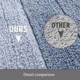 thumbnail image 4 of Juego de alfombras de baño Komson Ombre, 3 unidades, con contorno en forma de U, 4 of 7