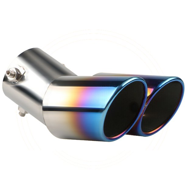 Dual Exhaust Tip 2.5 Inch Inlet 2.5 Inch Outlet Diesel Exhaust Tailpipe