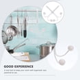 thumbnail image 2 of Troglfold Door Hook Double Hanger Hooks for Coats, Hats, Robes, Towels - White,5.51"X3.54"X3.43", 2 of 10