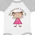 thumbnail image 4 of Inktastic My Grammy Loves Me Girls Baby Bodysuit, 4 of 5