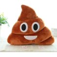 thumbnail image 2 of IRunningSystem Shit Pillow Emoticon Emoji Gadget Algodón de felpa | Toy fun almohada extra suave y esponjosa | 30 cm (marrón) Xemadio LL-1829, 2 of 5