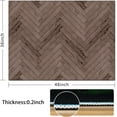 thumbnail image 2 of Office Chair Mat for Hardwood & Tile Floor 48"x36",Boho Brown Wood Computer Rolling Chair Mat Carpet Under Desk Non Slip Gaming Rug Low-Pile Large Protector Mat, 2 of 6