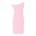 thumbnail image 5 of Women’s One Shoulder Bodycon Mini Dress Ruched Slim Fit Sleeveless Cocktail Party Club Dress, 5 of 8