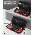 thumbnail image 2 of Mumba Switch Carrying Case, [Plus Version] Portable Protective Travel Carry Handbag Pouch for Blade/Battle Case [Large Capacity] (Red), 2 of 8