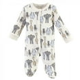 thumbnail image 2 of Hudson Baby Infant Boy Preemie Snap Sleep and Play and Cap 2pc Set, Royal Safari, Preemie, 2 of 3