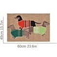 thumbnail image 3 of pdqouc Funny Dogs Theme Doormat For Entrance Way Welcome Mat with Slip Back Kitchen Rugs Polyester Throw Blankets for Sublimation Throw Blankets Baseball Throw Blanket, 3 of 7