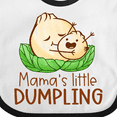thumbnail image 4 of Inktastic Mama's Little Dumpling Boys or Girls Baby Bib, 4 of 4