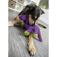 thumbnail image 4 of goDog Checkers Dinos Bruto Squeaky Plush Dog Toy, Chew Guard Technology - Purple, Large, 4 of 9