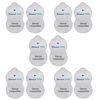 TENS Electrodes Compatible with Omron - 10 (5 Pair) Premium Omron Compatible Replacement Pads for TENS Units - Discount TENS Brand