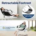 thumbnail image 4 of SPECSTAR Hammock Camping Chair with Removable Footrest Portable Outdoor Swinging Chairs, 4 of 9