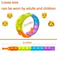 thumbnail image 3 of Pulsera Fidget Toy HUOGUO Push Pop, 12 unidades, para niños y adultos, 3 of 5