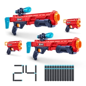 XSHOT Excel Micro 2.0 & Hawk Eye Twin Pack with 24 Darts Foam Blaster by ZURU for Ages 8+