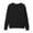 Black(1), variant on Diufon Sweatshirts for Women Long Sleeve Crewneck Pullover Casual Loose Fall Winter Solid Color Clothes with Pocket