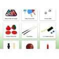 thumbnail image 3 of 5-in-1 Combo Game Table Set for Home, Game Room, Friends & Family with Billiards, Push Hockey, Foosball, Ping Pong, and Basketball with All of the Accessory, 3 of 8