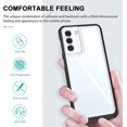 thumbnail image 3 of Case for Samsung Galaxy S22 Plus, Slim Thin Soft TPU Bumper & Hard PC Transparent Back Shockproof Scratch Resistant Protective Phone Case for Samsung Galaxy S22 Plus (Black), 3 of 15