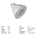 thumbnail image 2 of WAC Lighting MR16 High Performance Frosted Glass LED Lamp in White, 2 of 2