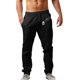 thumbnail image 1 of Pantalones casuales de lino para hombre, color liso, estampado de árbol, ligeros, sueltos, elásticos, con cordón, para verano, playa, yoga 078-negro 2XL 078-negro 2XL Xishao ropa, 1 of 2
