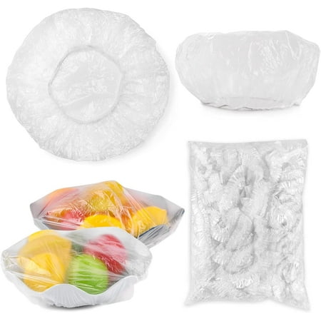 

Aousthop Food Plastic Wrap 300pcs Elastic Reusable Bowl Dish Plate Cover for Food Storage Container
