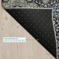thumbnail image 5 of Addison Rugs Chantille Indoor/Outdoor Traditional Damask Black Machine Washable Rectangle Rug, 10' x 14', 5 of 8
