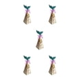 thumbnail image 2 of Naiovety 20 bolsas de polvo brillante de doble cara sin derramar polvo, decoraciones elegantes para de postres, envío plano, sirena dorada Type2 NO2, 2 of 6