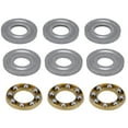 thumbnail image 4 of Cojinetes de bolas de empuje BuyWeek 10 piezas Acero, 4 of 8