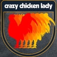 thumbnail image 3 of CafePress - Crazy Chicken Lady Women's Classic T Shirt - Women's Traditional Fit Dark T-Shirt, 3 of 4