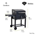 thumbnail image 3 of ASADOR DE CARBÓN DE 24"COLOR NEGRO, 3 of 8