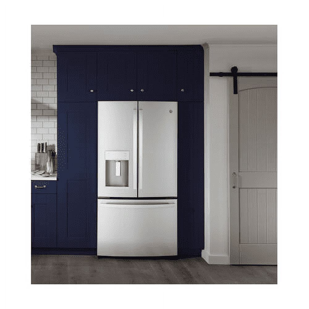 GE® ENERGY STAR® 22.1 Cu. Ft. Counter-Depth Fingerprint Resistant French-Door Refrigerator
