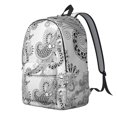 thumbnail image 2 of Stylish Paisley Pattern Backpack for School Boho, Durable College Bookbag with Laptop Sleeve, Practical Daypack with Many Pockets, Perfect Gift for Student Women Teens, 2 of 5