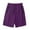 Purple, variant on Yghzkop Mens Athleic Running Shorts Summer Ice Silk Quick-Dry Shorts Cooling Workout Pants Solid Color Elastic Waist Gym Beachwear Moisture Wicking Athletic Sportswear