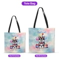 thumbnail image 5 of Happy Birthday Cute Puppy Alaskan Malamute with Cake Gifts Party Hat All Over Print 3D Canvas Tote Bag Alaska Mal Dog Lovers Gifts Reusable Handbag - 00029, 5 of 5