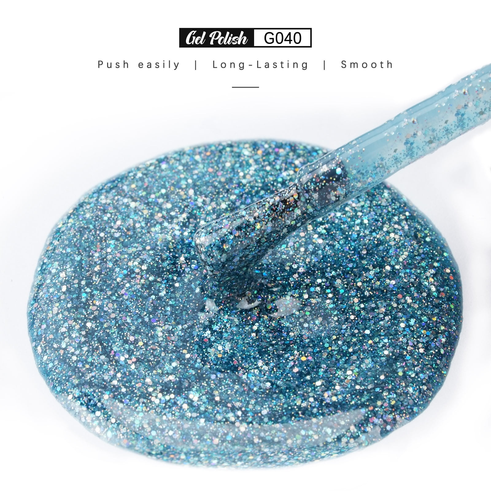 Low-Key And High-Quality Nail Enhancement Glitter Sequin Gel Nail Glue, 10ml