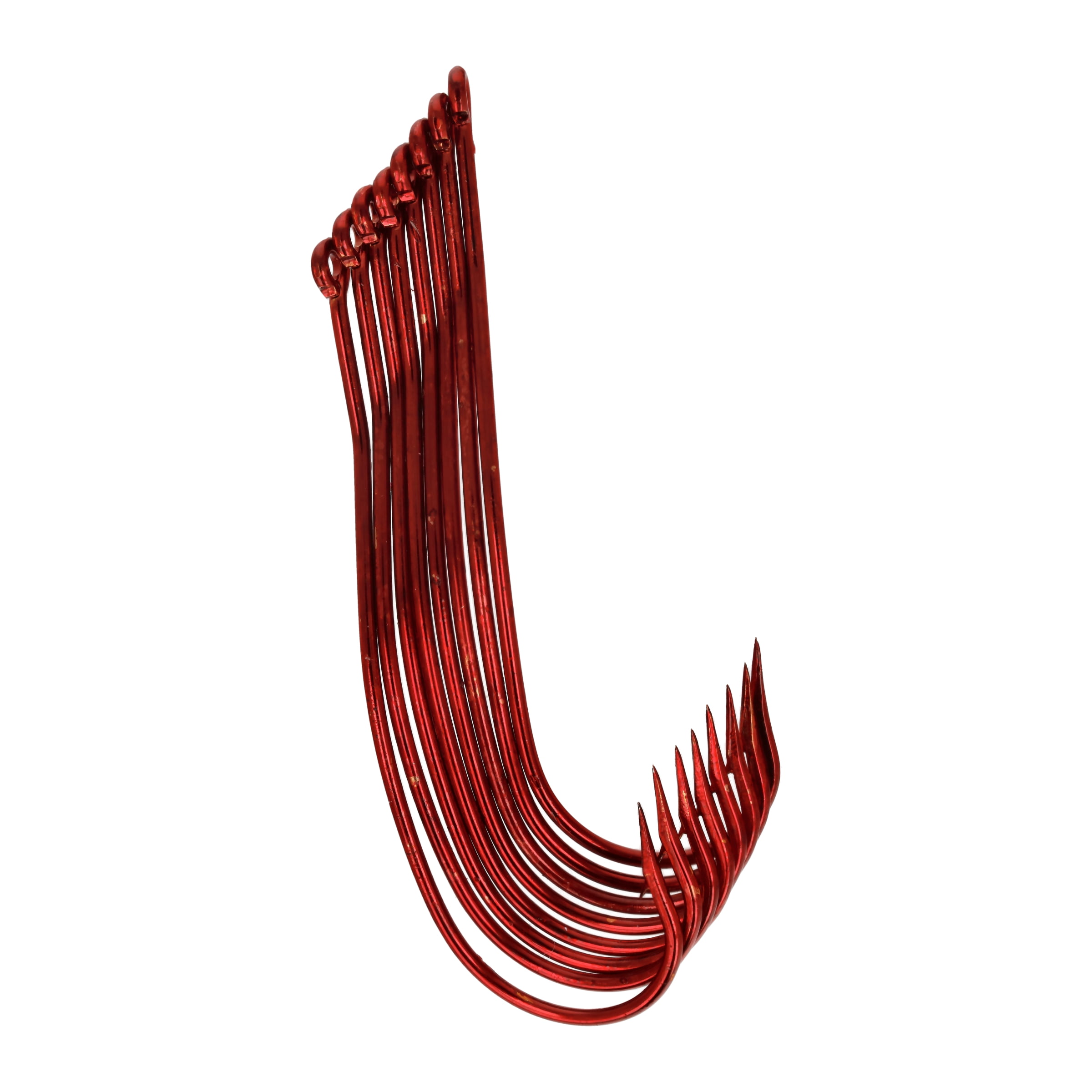 Lazer Sharp L022RGH-1/0 Aberdeen Hook, Red, Size 1/0