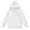 White, variant on Boys And Girls Hoodies & Sweatshirts Casual Long Sleeve Pullover Solid Color Outerwear Cozy Lined Hooded Sweater For Teen,Size:8-9 Years