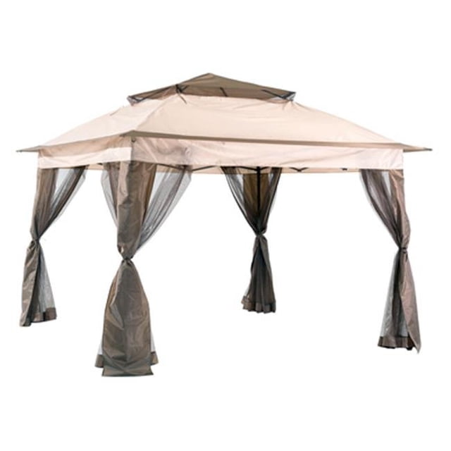 10 x 10 Pi. Gazebo Pop-Up Pogoda, Noir