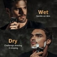 thumbnail image 4 of Nogroa Electric Foil Shaver for Men, Double Floating Blade Mini Electric Razor IPX7 Waterproof LED Display, 4 of 8