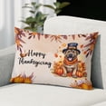 thumbnail image 2 of Happy Thanksgiving Mastiff Welcome Thankful Fall Autumn Pumpkin Pillowcase Double Sided Mastiffs Dog Lover Gifts Idea Pillow Case Covers - 02021, 2 of 3