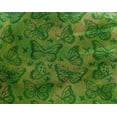 thumbnail image 4 of oneOone Georgette Viscose Green Fabric Batik Sewing Craft Projects Fabric Prints By Yard 42 Inch Wide - Y4, 4 of 4