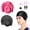 BLACK-PINK, variant on HKMY 2pcs Silicone Swim Cap with Ear Protection for Adults Women Men with Ear Plugs&Nose Clip(Blue/Pink)